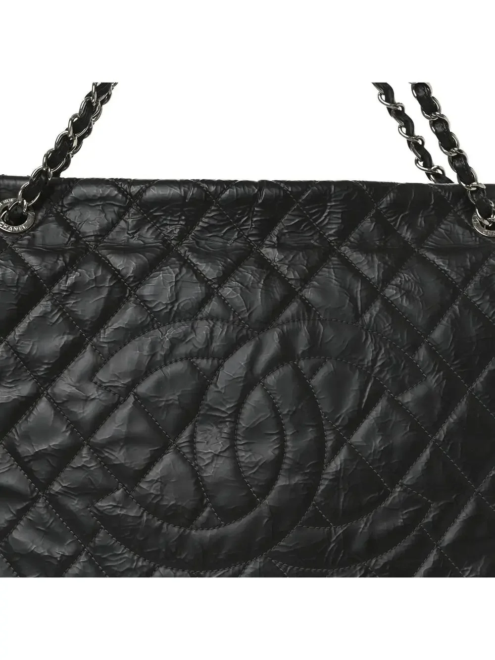 Chanel Glazed Calfskin Quilted Cc Xl #328253C19B